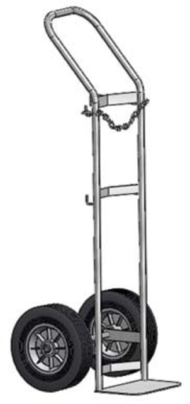 HT-2 Large Oxygen Cylinder Cart - FREE Shipping