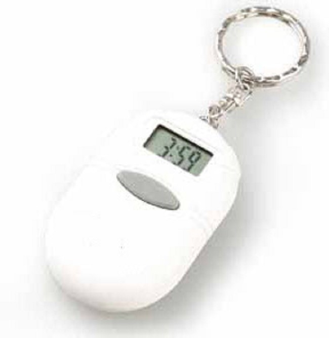 Oval Talking Time and Alarm Keychain - FREE Shipping