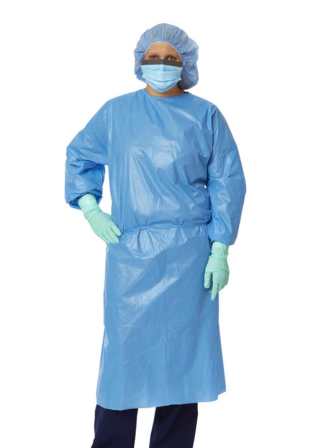 Closed Back Isolation Gown by Medline - FREE Shipping