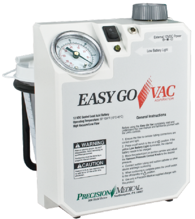 PM65 EasyGoVac Battery Powered Aspirator