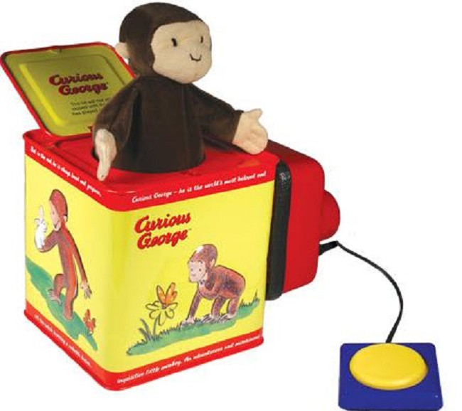 curious george jack in the box toy