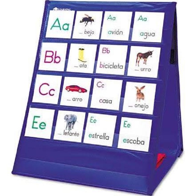 Tabletop Pocket Chart with Dry Erase Board