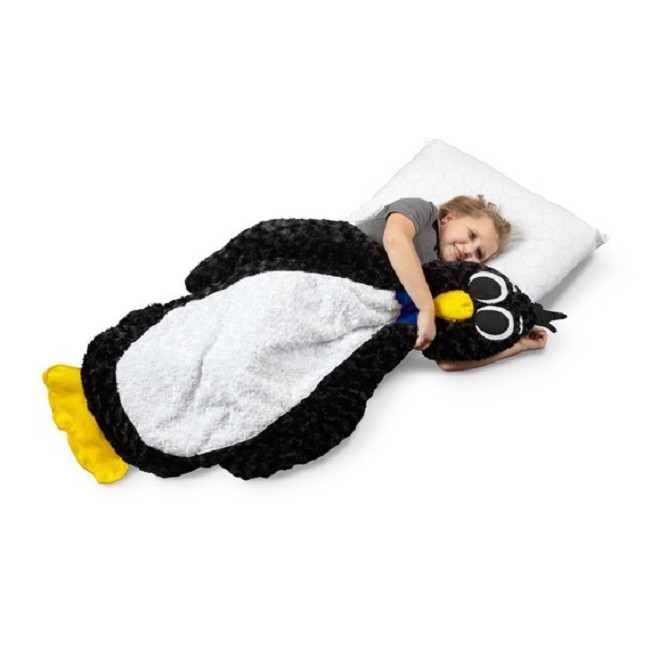 fluffy penguin blanket