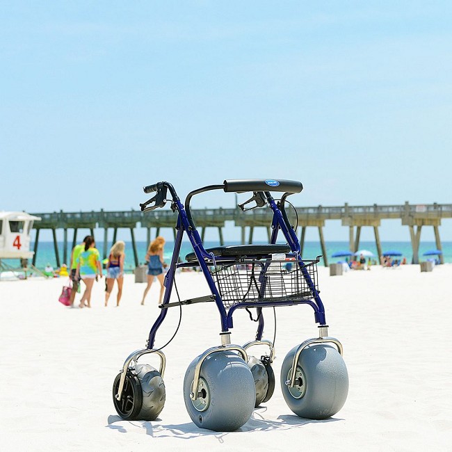 All Terrain Folding Aluminum Beach Walker