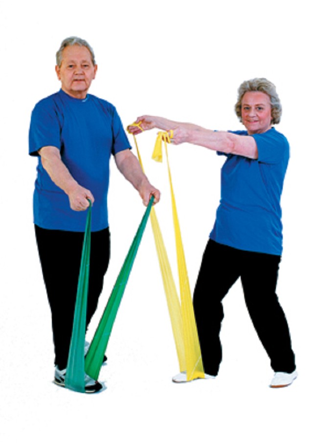 Thera-Band Latex and Latex-Free Exercise Bands with Tubing