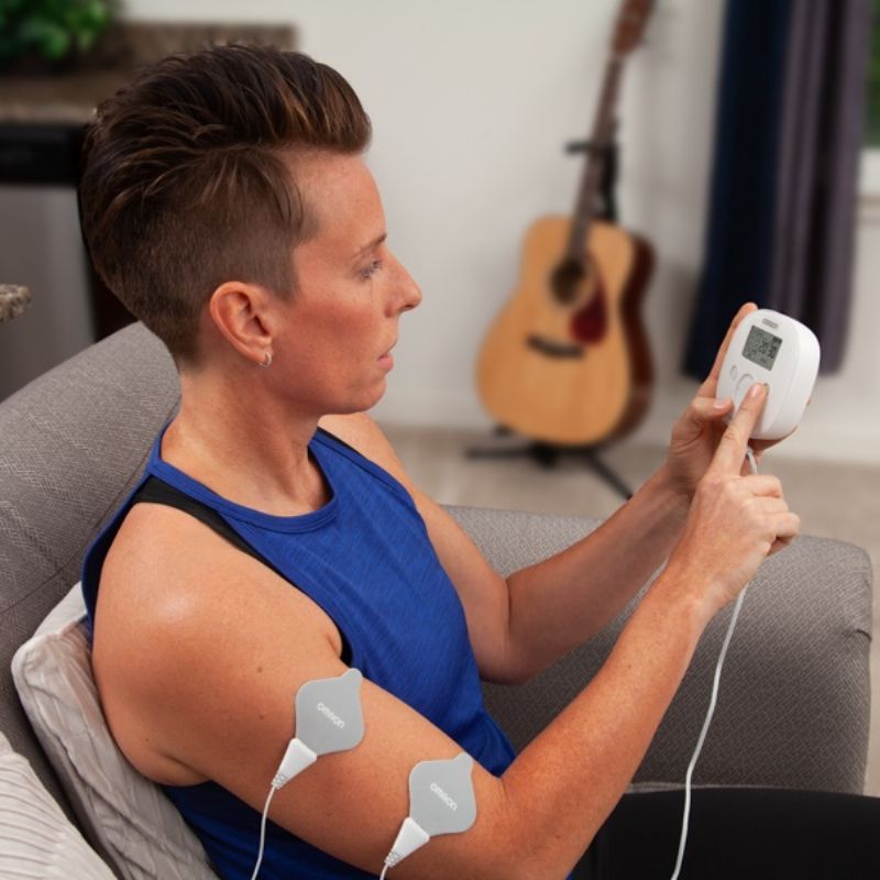 TENS Unit with Heat Therapy for Numbness, Stiffness and Pain Relief - OMRON PM800 Picture