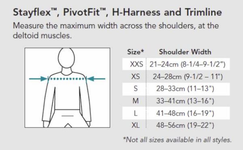 Bodypoint Trimline-Style Wheelchair Shoulder Harness Picture