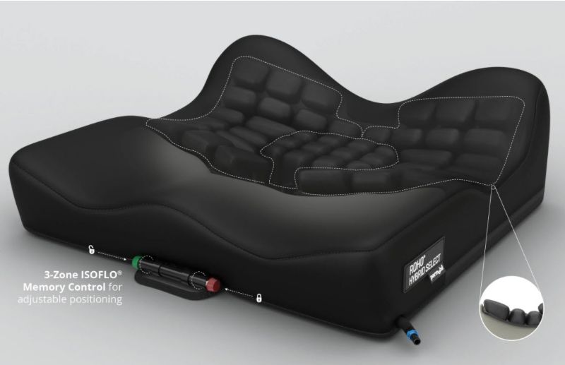 ROHO Hybrid Elite - Single Valve Wheelchair/Seat Air Cushion
