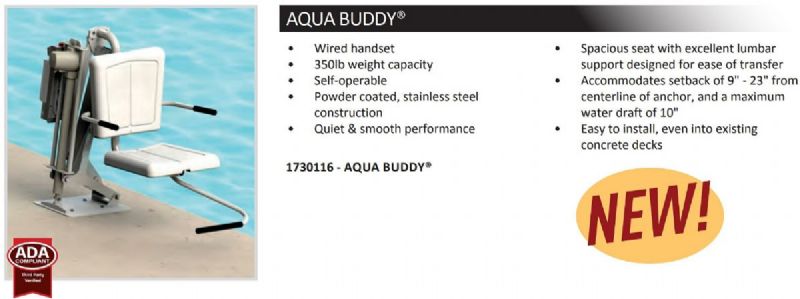 AQUA Buddy ADA Pool Lift Chair by Spectrum Products Picture