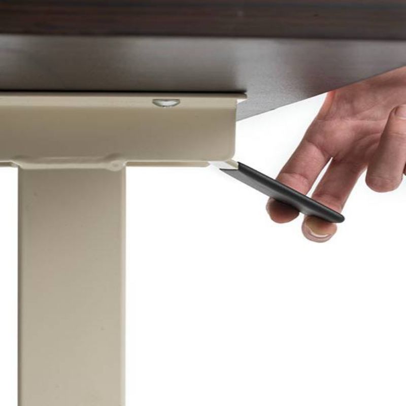 Picture shows the adjustable height lever is to be used