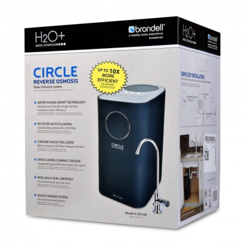H20+ Circle Reverse-Osmosis Water Filtration System by Brondell Picture