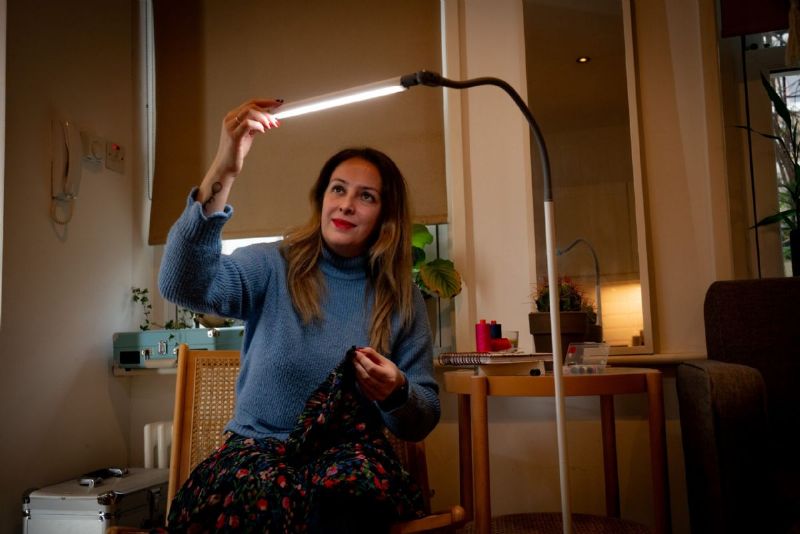 Uno Pro Floor Lamp by Daylight - Features Anti-Glare Shade Picture