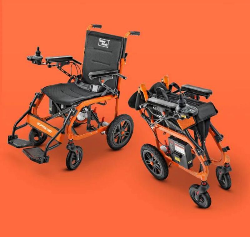 Portable Electric Wheelchair with Lightweight Design and Independent Support - 220 lbs. Weight Capacity Picture