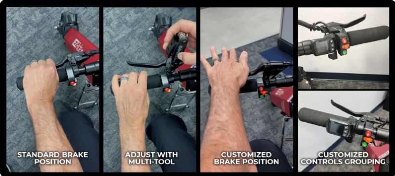 EZRide+ Wheelchair Power Assist Motor Attachment Picture