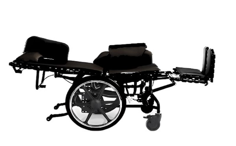 Elite Rehab Wheelchair with Additional Positioning Padding (APP) Package and WC19 Transport Package - 22 in. Seat | 550SR Picture