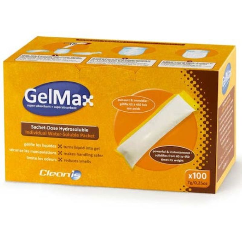 Gelmax Soluble Absorbent Pouch - Turns Fluids Into Gel Picture