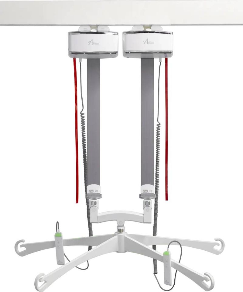 Amico Bariatric Power Traverse Straight Track Ceiling Lift Systems Picture