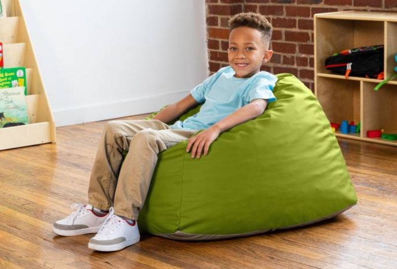 Bean Bag Chair for Kids - Gumdrop Design for Educational Environment Made with Premium Vinyl - Jaxx Gumdrop Picture