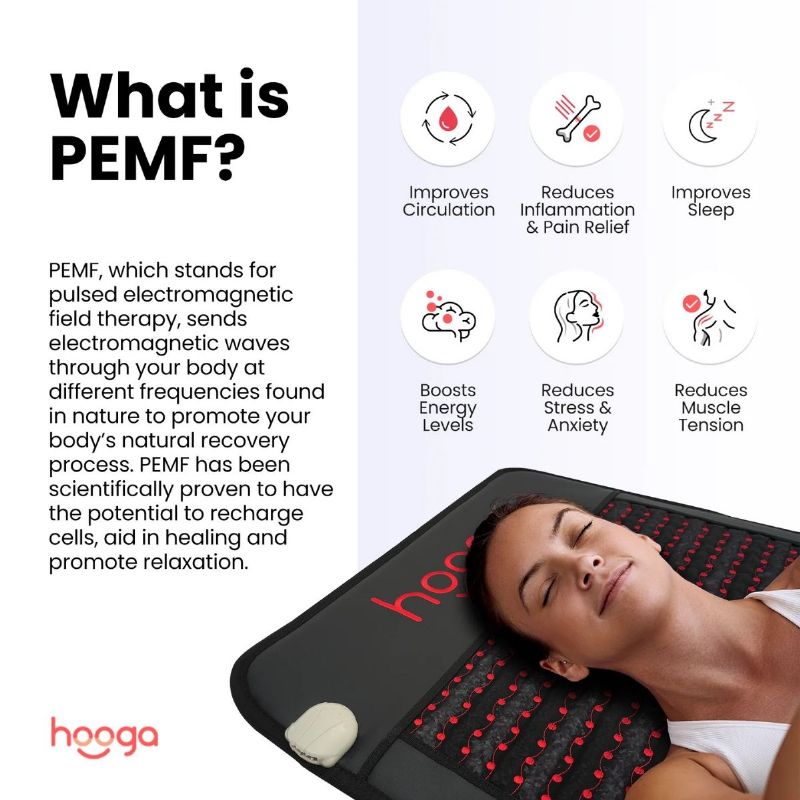 PEMF Chair Mat with Infrared Therapy for Improved Health and Relaxation by Hooga Health Picture