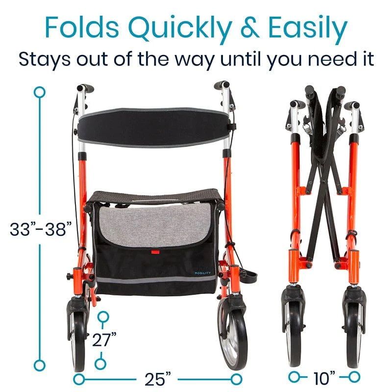 Model S Rollator with Adjustable Handles from Vive Health Picture