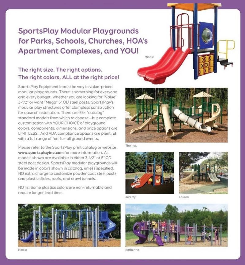 2019 Playground Catalog