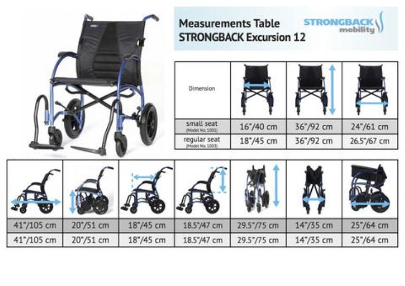 Strongback Deluxe Transport Chair Picture
