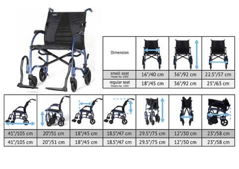 Strongback Deluxe Transport Chair Picture