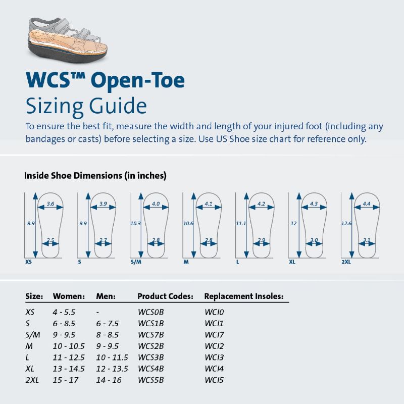 Open Toe Wound Care Shoe System by DARCO | Bulk Qty. Picture