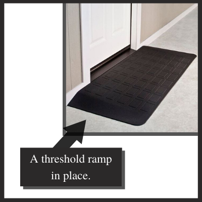 Amazon Com Electriduct 2 5 Rubber Threshold Ramp For Wheelchairs Mobility Scooters Power Chairs With 3 Channels Cord Cover Health Personal Care