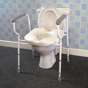 Etac Supporter Toilet Arms : Raised Toilet Seats